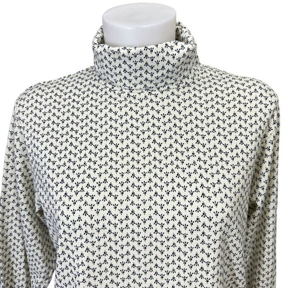 WOOLRICH Womens Parchment‎ Turtle Neck Nylon Blend Stretchy Sweater size S New - Picture 2 of 10